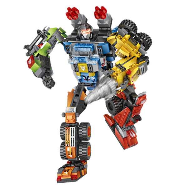 Bloques de Construcción Robot Mecha Transformable - Puzzle Armable para Niños