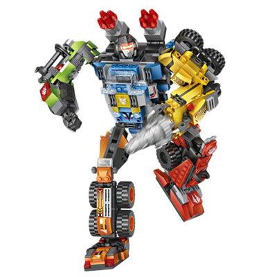 Bloques de Construcción Robot Mecha Transformable - Puzzle Armable para Niños