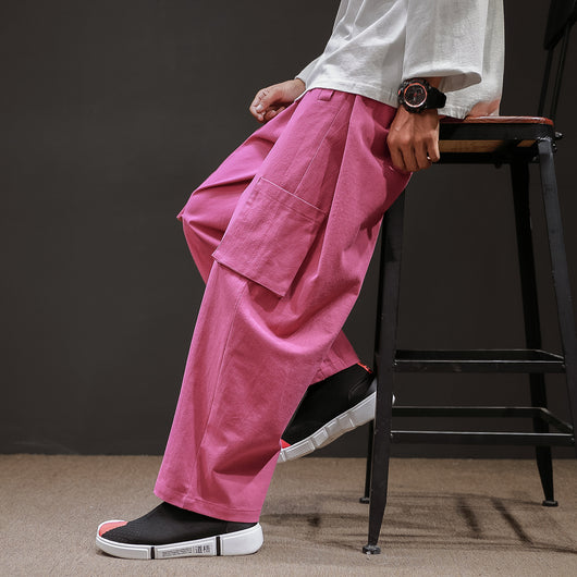 Pantalón Cargo Cintura Media con Cordones - Image 8