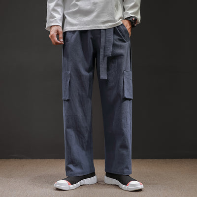 Pantalón Cargo Cintura Media con Cordones - Image 14