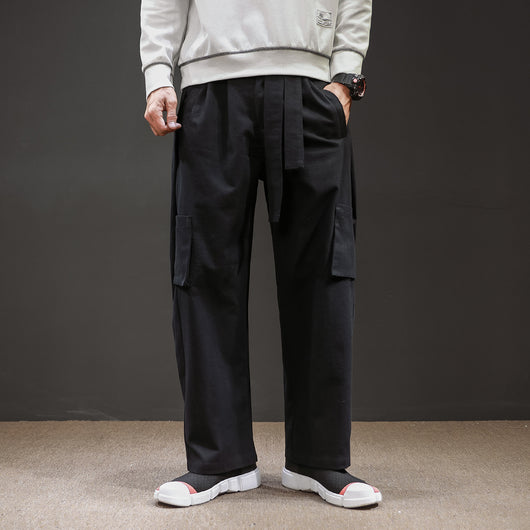 Pantalón Cargo Cintura Media con Cordones - Image 2