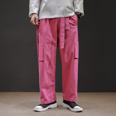 Pantalón Cargo Cintura Media con Cordones - Image 3