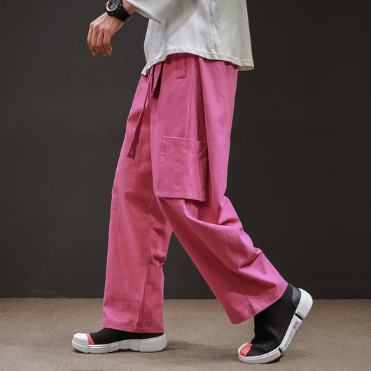 Pantalón Cargo Cintura Media con Cordones - Image 6