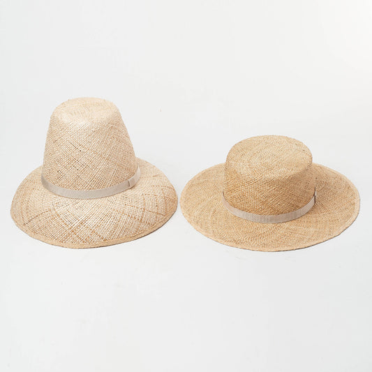 Sombrero de Paja de Ala Ancha para Verano - Protección Solar Viaje y Playa