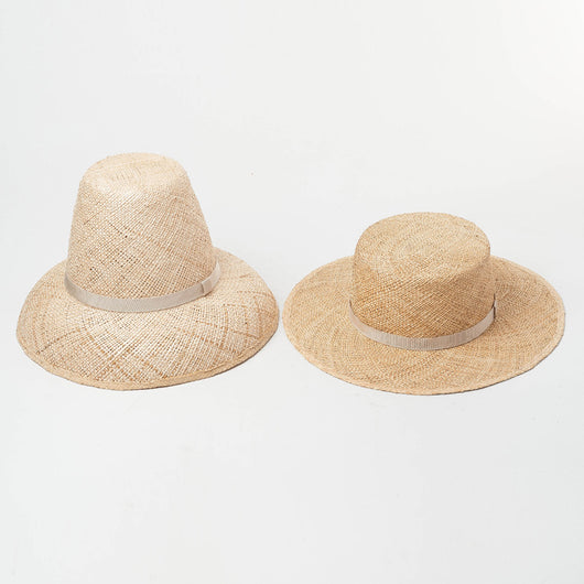 Sombrero de Paja de Ala Ancha para Verano - Protección Solar Viaje y Playa