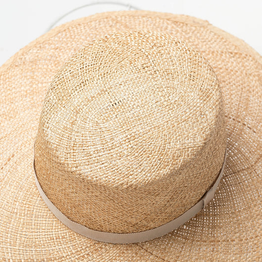 Sombrero de Paja de Ala Ancha para Verano - Protección Solar Viaje y Playa - Image 3