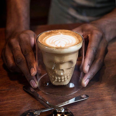 Vaso de Whiskey Doble Capa Diseño Calavera - Copa Premium para Bar - Image 4