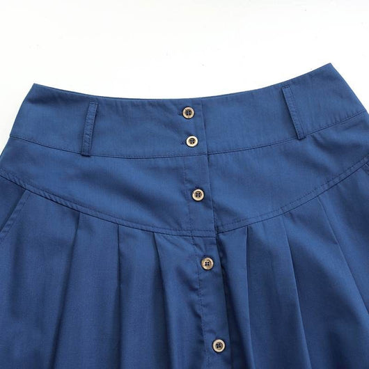 Falda Larga Clásica Talle Alto para Mujer Primavera - Image 6