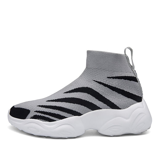 Zapatillas Deportivas Tejidas Elásticas de Caña Alta para Mujer - Image 8