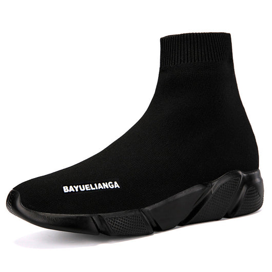 Zapatillas Deportivas Tejidas Elásticas de Caña Alta para Mujer - Image 10