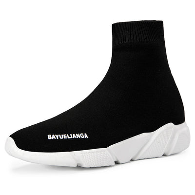 Zapatillas Deportivas Tejidas Elásticas de Caña Alta para Mujer - Image 12