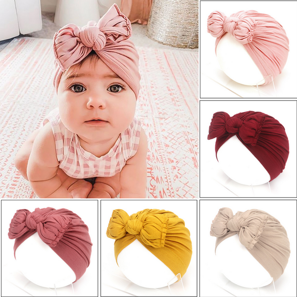 Gorro Suave para Bebé Recién Nacido - Turbante Infantil y Bonete Cómodo