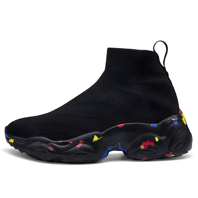 Zapatillas Deportivas Tejidas Elásticas de Caña Alta para Mujer - Image 6