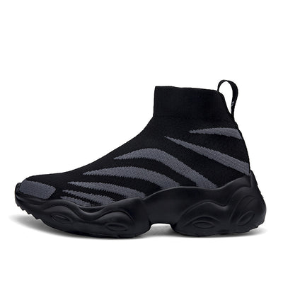 Zapatillas Deportivas Tejidas Elásticas de Caña Alta para Mujer - Image 4