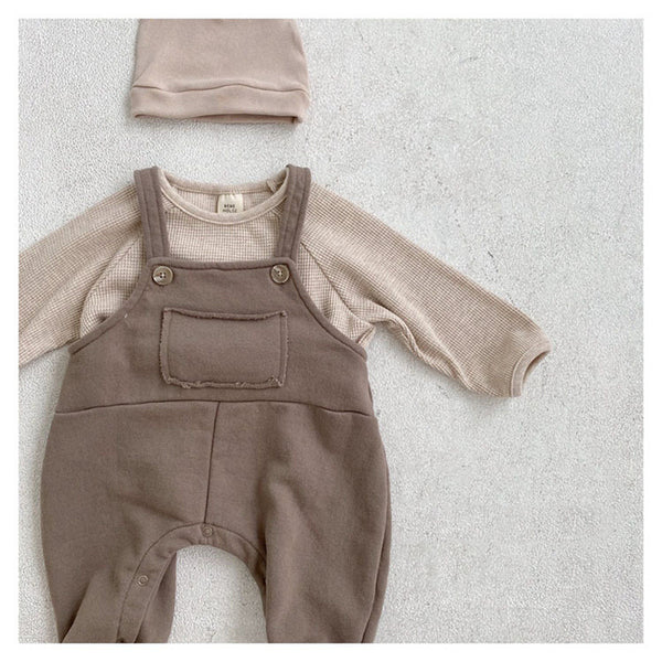 Mono Infantil Coreano con Tirantes - Ropa de Primavera para Bebé Niño y Niña