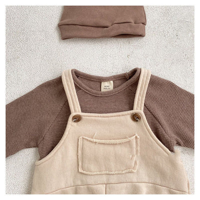 Mono Infantil Coreano con Tirantes - Ropa de Primavera para Bebé Niño y Niña - Image 5