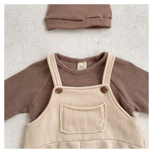 Mono Infantil Coreano con Tirantes - Ropa de Primavera para Bebé Niño y Niña - Image 5