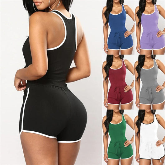 Traje de Baño Deportivo Mujer Estilo Europeo - Bikini Box de Color Sólido Profesional - Image 3