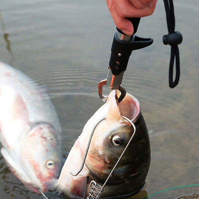 Pinza de Control de Peces Acero Inoxidable con Doble Hebilla - Herramienta Profesional de Pesca - Image 11