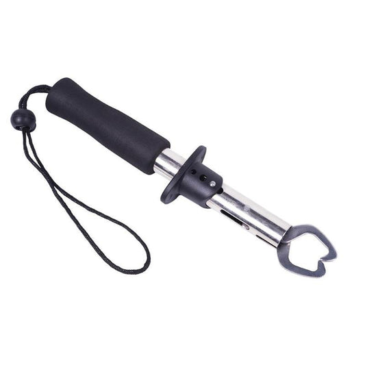 Pinza de Control de Peces Acero Inoxidable con Doble Hebilla - Herramienta Profesional de Pesca