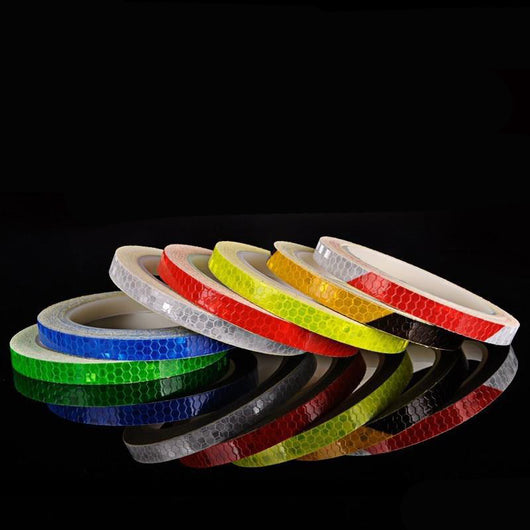 Cinta Reflectante Fluorescente para Ruedas de Bicicleta - 8M de Seguridad - Image 6