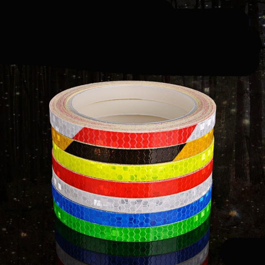 Cinta Reflectante Fluorescente para Ruedas de Bicicleta - 8M de Seguridad - Image 8