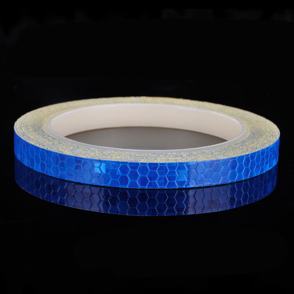 Cinta Reflectante Fluorescente para Ruedas de Bicicleta - 8M de Seguridad
