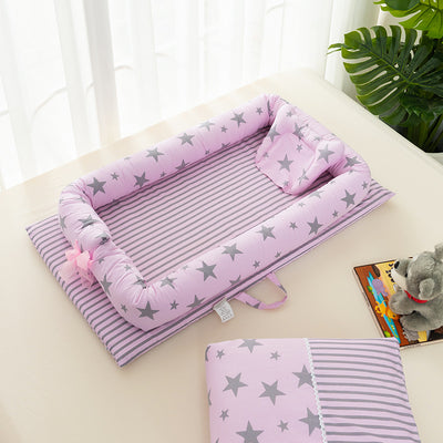 Cuna Portátil Plegable con Colchón Extraíble y Lavable para Recién Nacidos - Image 5