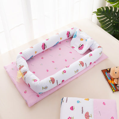 Cuna Portátil Plegable con Colchón Extraíble y Lavable para Recién Nacidos - Image 7