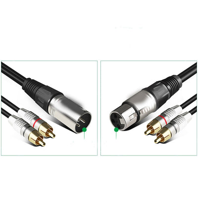 Cable Adaptador XLR Canon a RCA Estéreo Dual para Amplificadores - Image 13