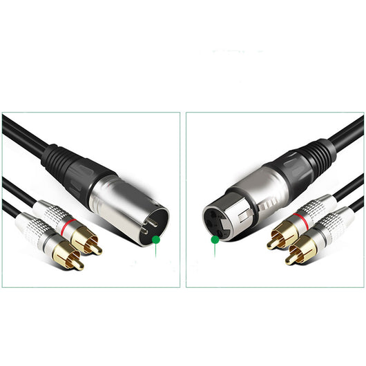 Cable Adaptador XLR Canon a RCA Estéreo Dual para Amplificadores - Image 13