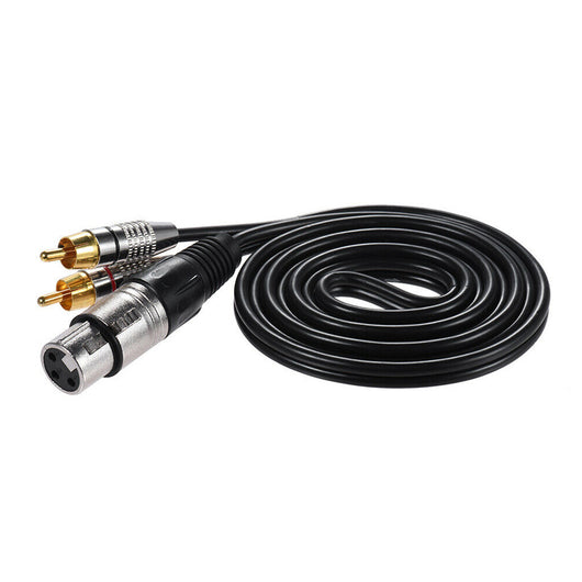 Cable Adaptador XLR Canon a RCA Estéreo Dual para Amplificadores - Image 18