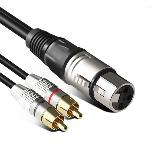 Cable Adaptador XLR Canon a RCA Estéreo Dual para Amplificadores - Image 7