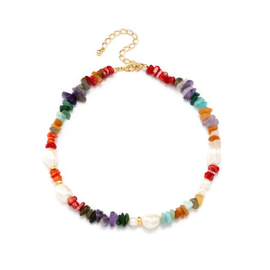 Collar de Perlas de Agua Dulce Tejido a Mano - Image 2