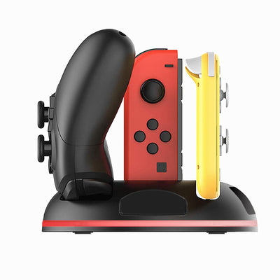 Cargador para Switch con Controles Joy-Con Izquierdo y Derecho - Mango Pequeño y Pro - Image 3