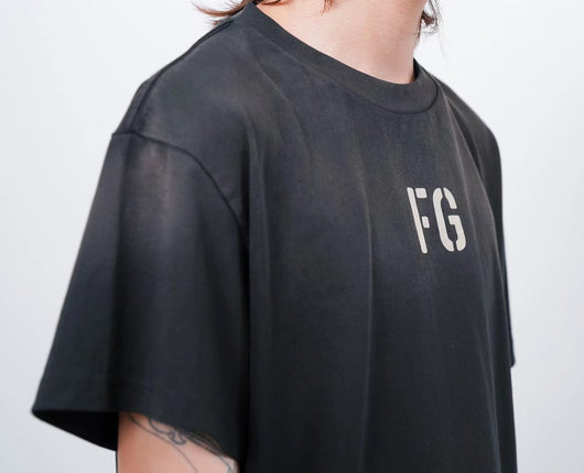 Camiseta Estampada de Manga Corta Wealthy Flocking - Estilo High Street - Image 3