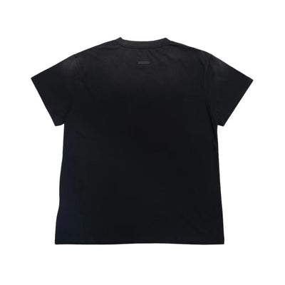 Camiseta Estampada de Manga Corta Wealthy Flocking - Estilo High Street - Image 7