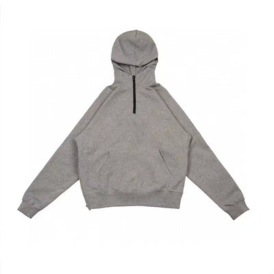 Sudadera con Capucha y Cuello Alto con Cierre Dividido - Image 6