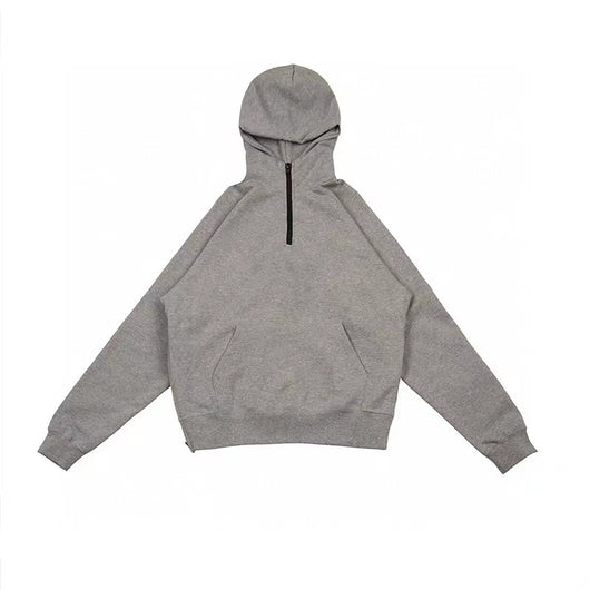 Sudadera con Capucha y Cuello Alto con Cierre Dividido - Image 3