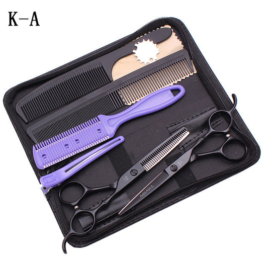 Set Profesional de Tijeras y Rasurador para Corte de Flequillo y Desvanecimiento