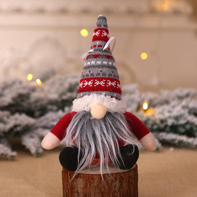 Muñeca Decorativa Navideña Bosque Mágico - Postura Sentada - Image 11