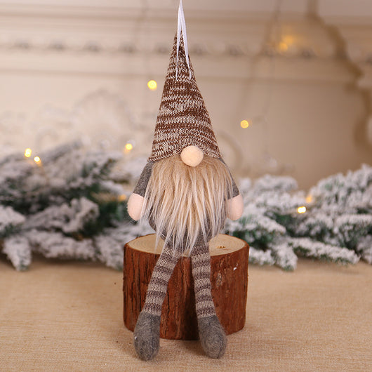Muñeca Decorativa Navideña Bosque Mágico - Postura Sentada - Image 12