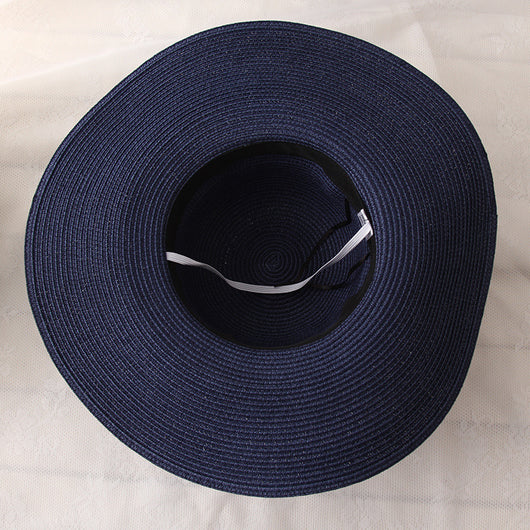 Sombrero de Playa para Mujer con Ala Ancha, Diseño Elegante, Plegable y Protección Solar - Image 9