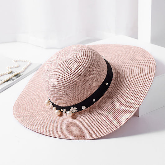 Sombrero de Playa para Mujer con Ala Ancha, Diseño Elegante, Plegable y Protección Solar - Image 4