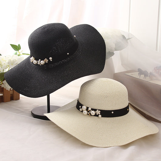 Sombrero de Playa para Mujer con Ala Ancha, Diseño Elegante, Plegable y Protección Solar - Image 6