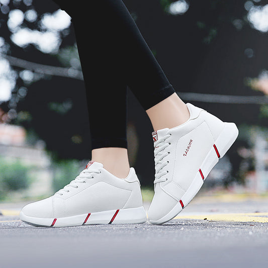 Zapatillas Deportivas Escolares con Suela Elevadora y Refuerzo de Cuero