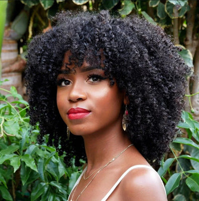 Peluca Afro Rizada Corta de Fibra Sintética Premium para Mujer - Image 8