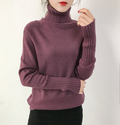 Suéter Acolchado Coreano Largo Mujer - Pullover Holgado Color Sólido - Image 2
