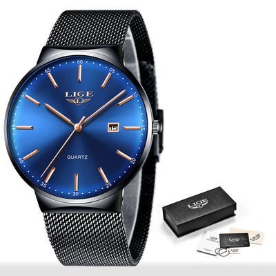 Reloj Deportivo Ultra Delgado con Correa Mesh Impermeable - Image 9