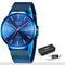 Reloj Deportivo Ultra Delgado con Correa Mesh Impermeable